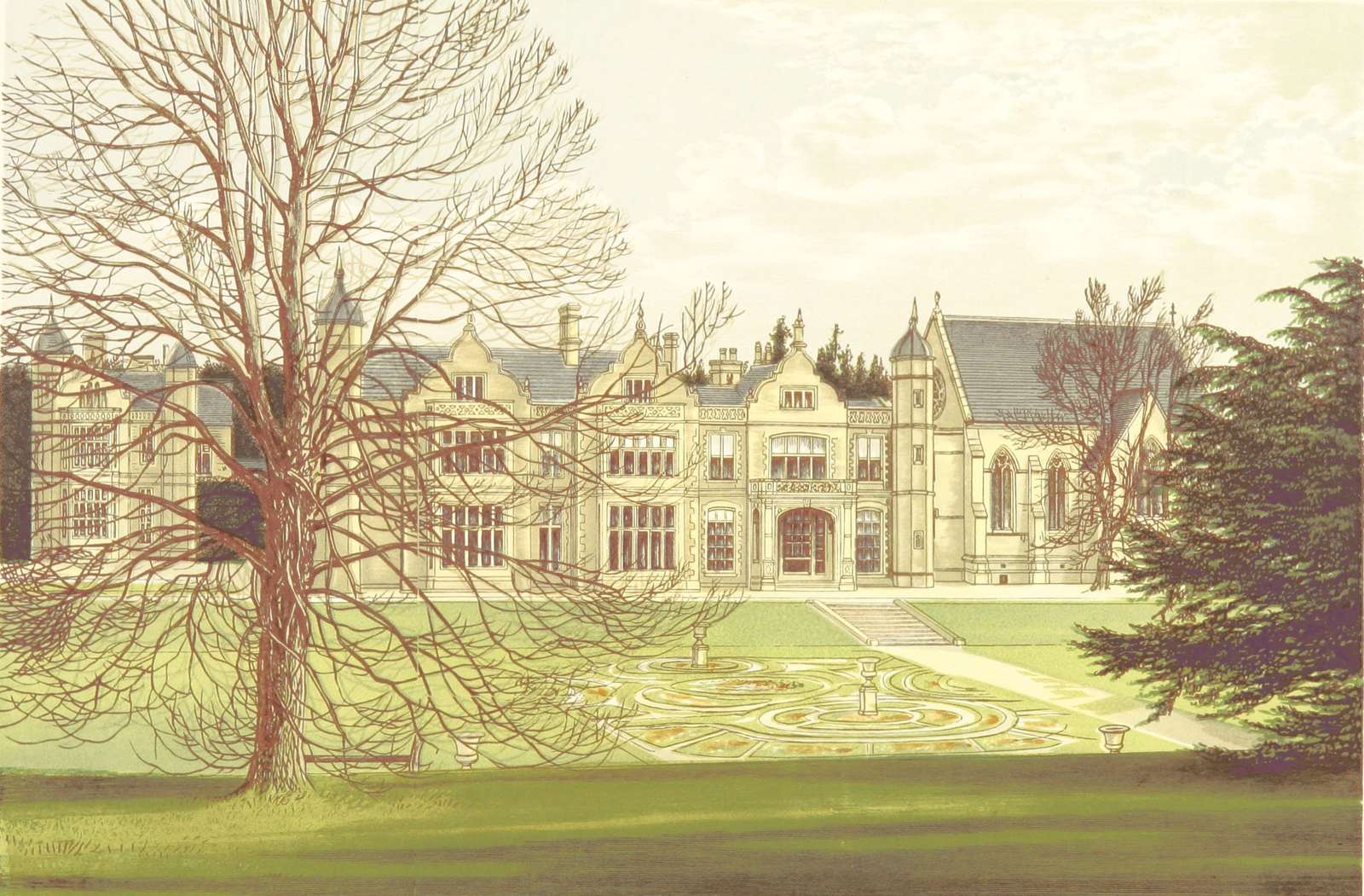 Morris FO -1866- Exton House, Rutlandshire online puzzle