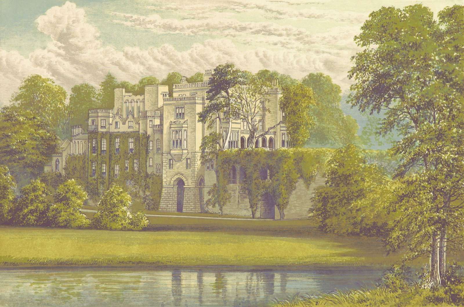 Morris FO -1866- Guy's Cliffe, Warwickshire jigsaw puzzle online