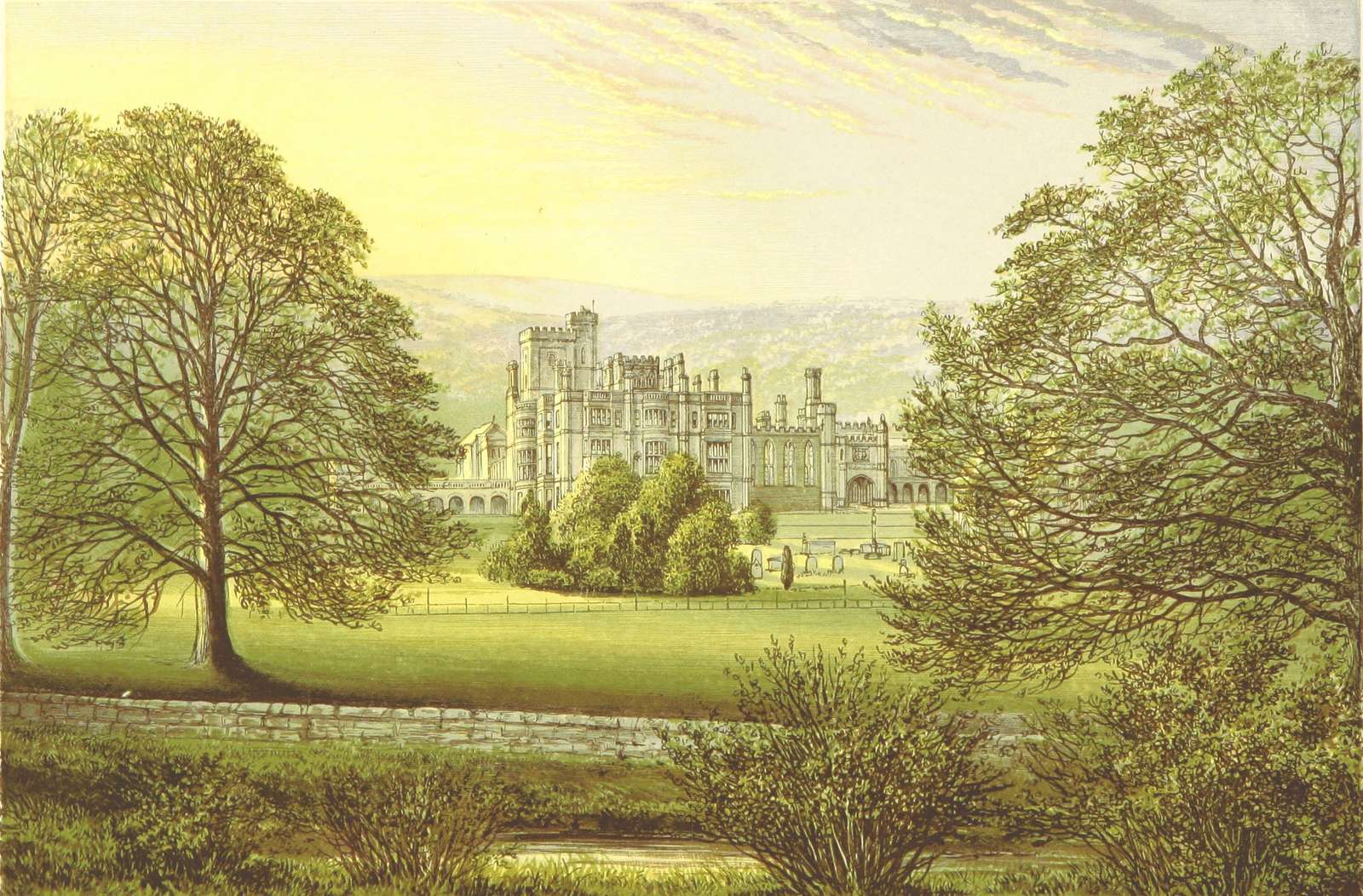 Morris FO -1866- Ilam Hall, Staffordshire puzzle online
