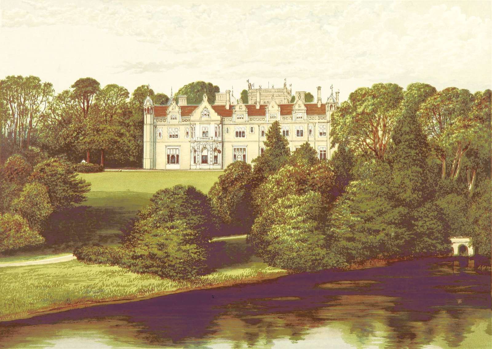 Morris FO -1866- Keele Hall, Staffordshire puzzle online