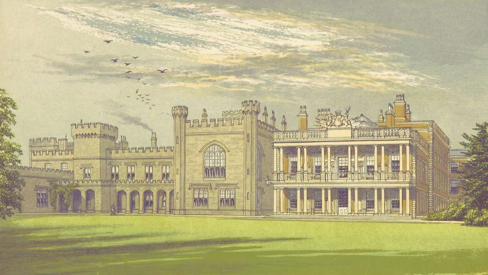 Morris FO -1866- Knowsley Hall, Lancashire Puzzlespiel online