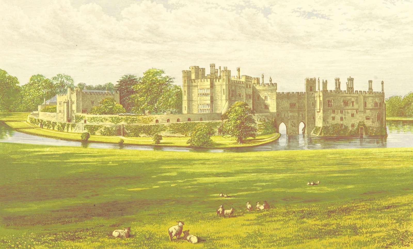 Morris FO -1866- Leeds Castle, Kent Puzzlespiel online