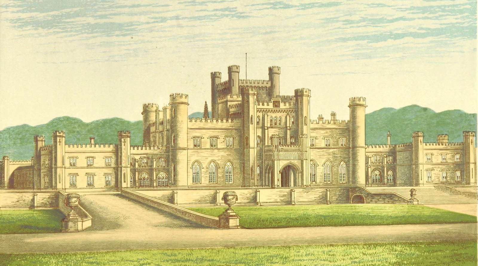 Morris FO -1866- Lowther Castle, Westmorland Online-Puzzle