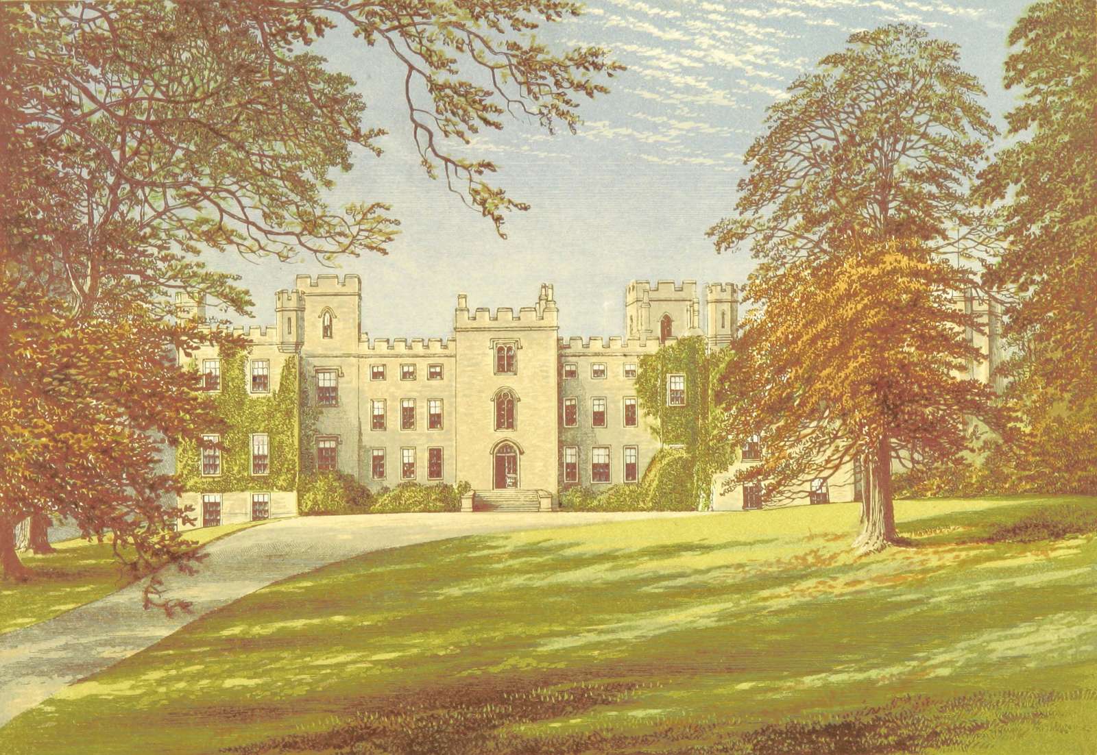 Morris FO -1866- Mulgrave Castle, Yorkshire Online-Puzzle