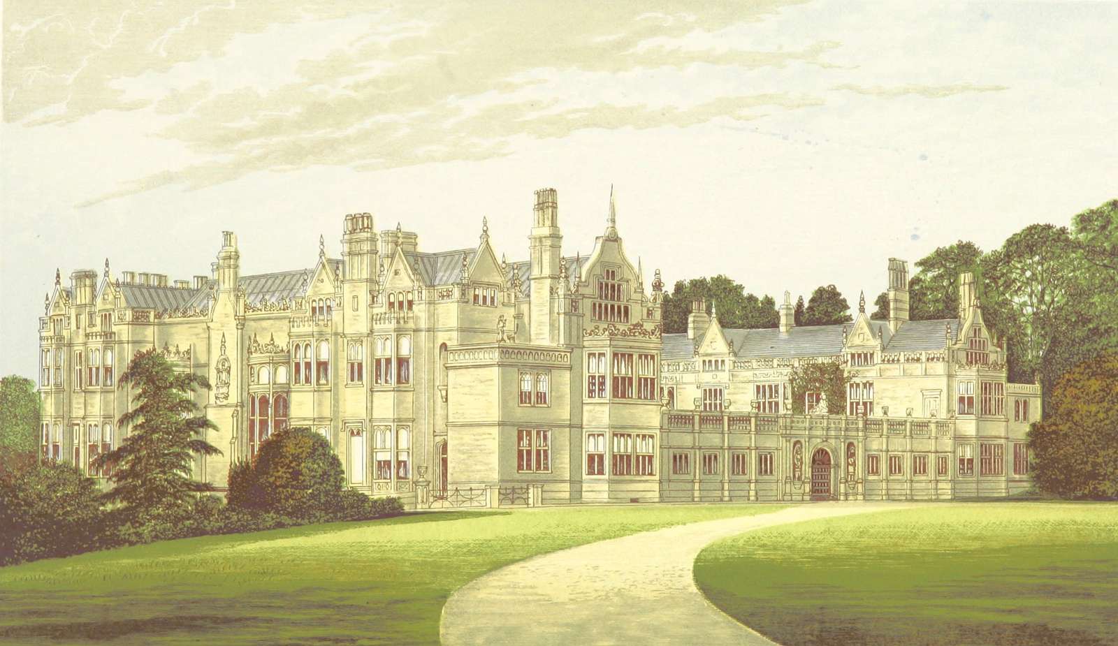 Morris FO -1866- Rushton Hall, Northamptonshire rompecabezas en línea