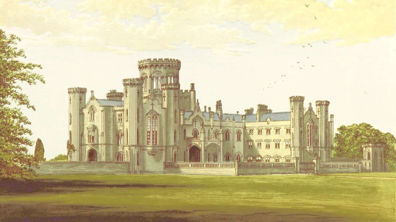 Morris FO -1866- Studley Castle, Warwickshire rompecabezas en línea