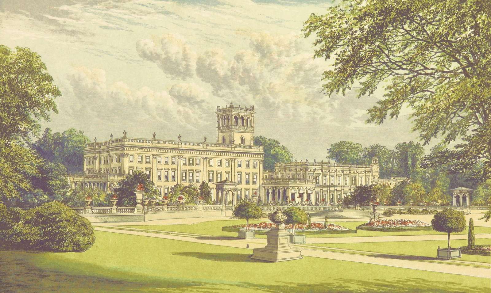 Morris FO -1866- Trentham Hall, Staffordshire rompecabezas en línea
