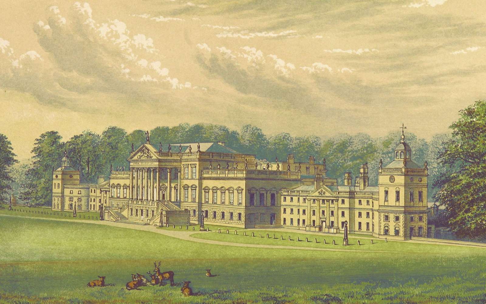 Morris FO -1866- Wentworth House, Yorkshire rompecabezas en línea