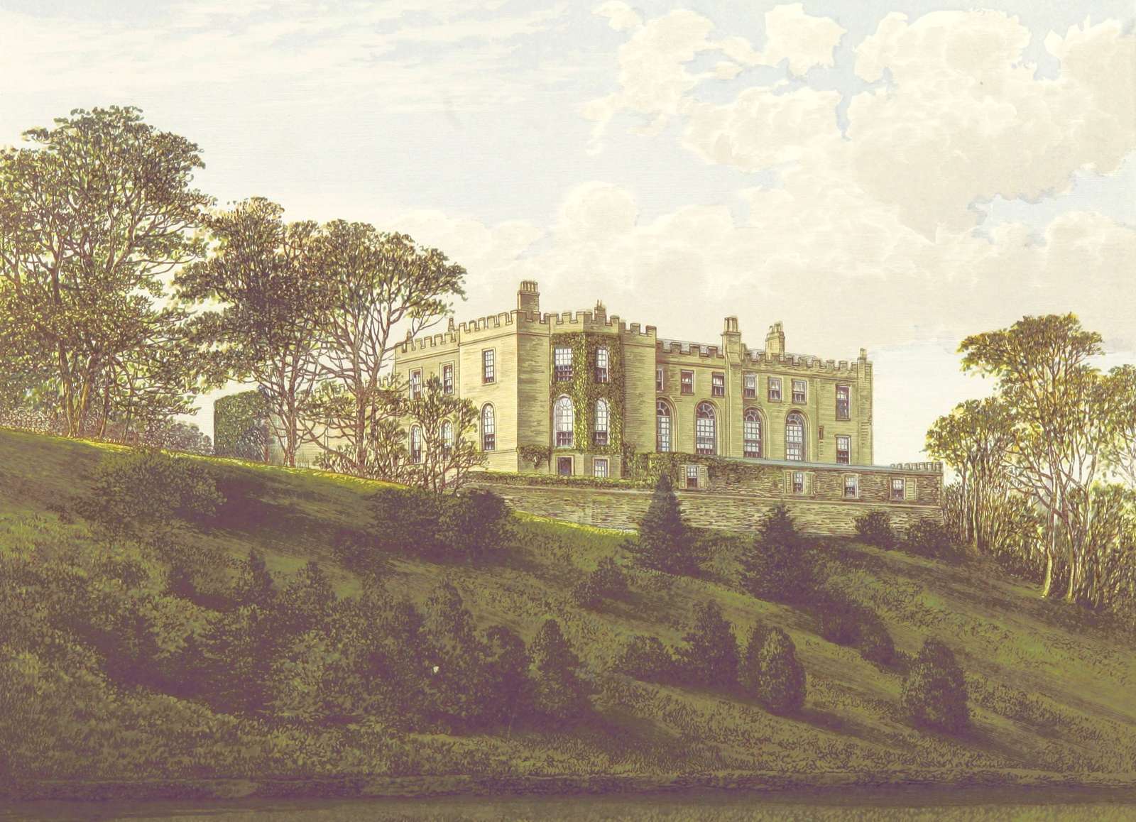 Morris FO -1866- Workington Hall, Cumberland rompecabezas en línea
