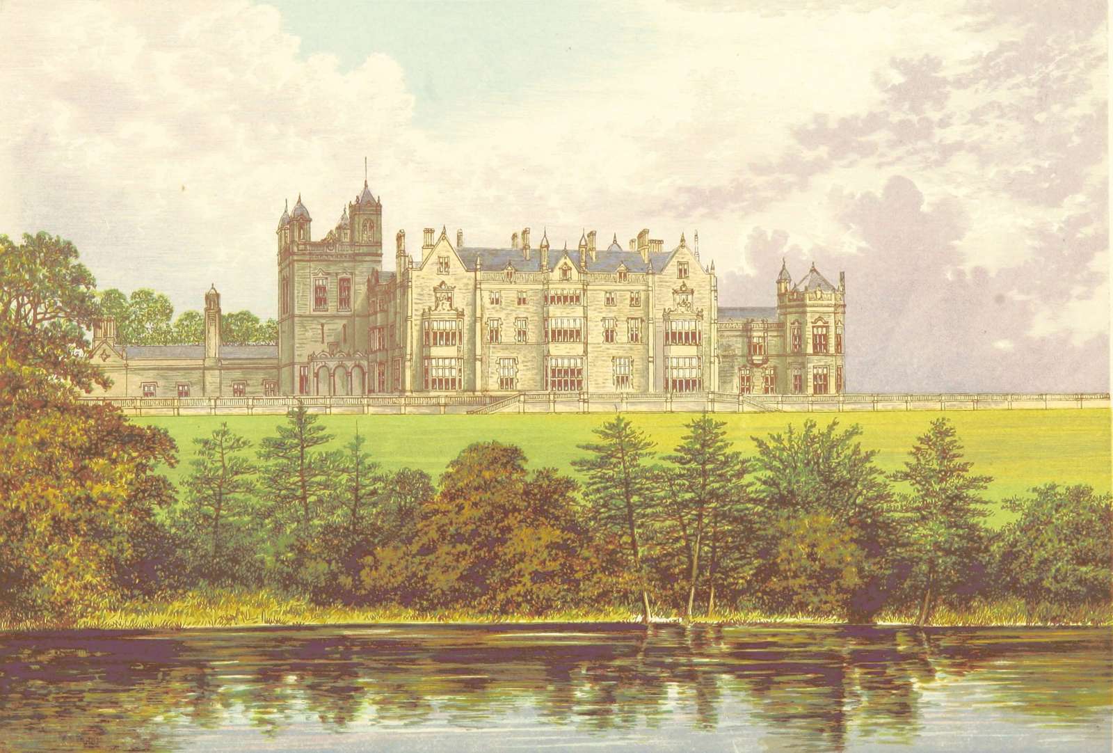 Morris FO -1866- Worsley Hall, Lancashire rompecabezas en línea
