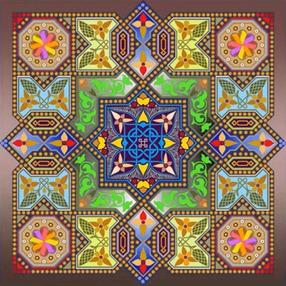 motivo geometrico colorato puzzle online