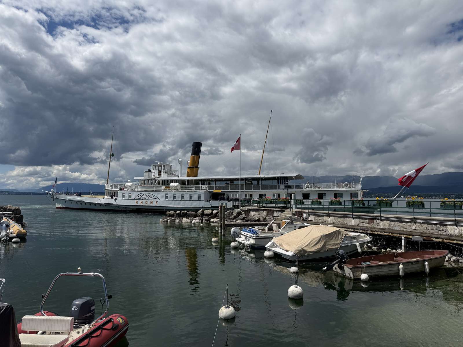 Nave Lac Leman acqua Lago di Ginevra Svizzera puzzle online