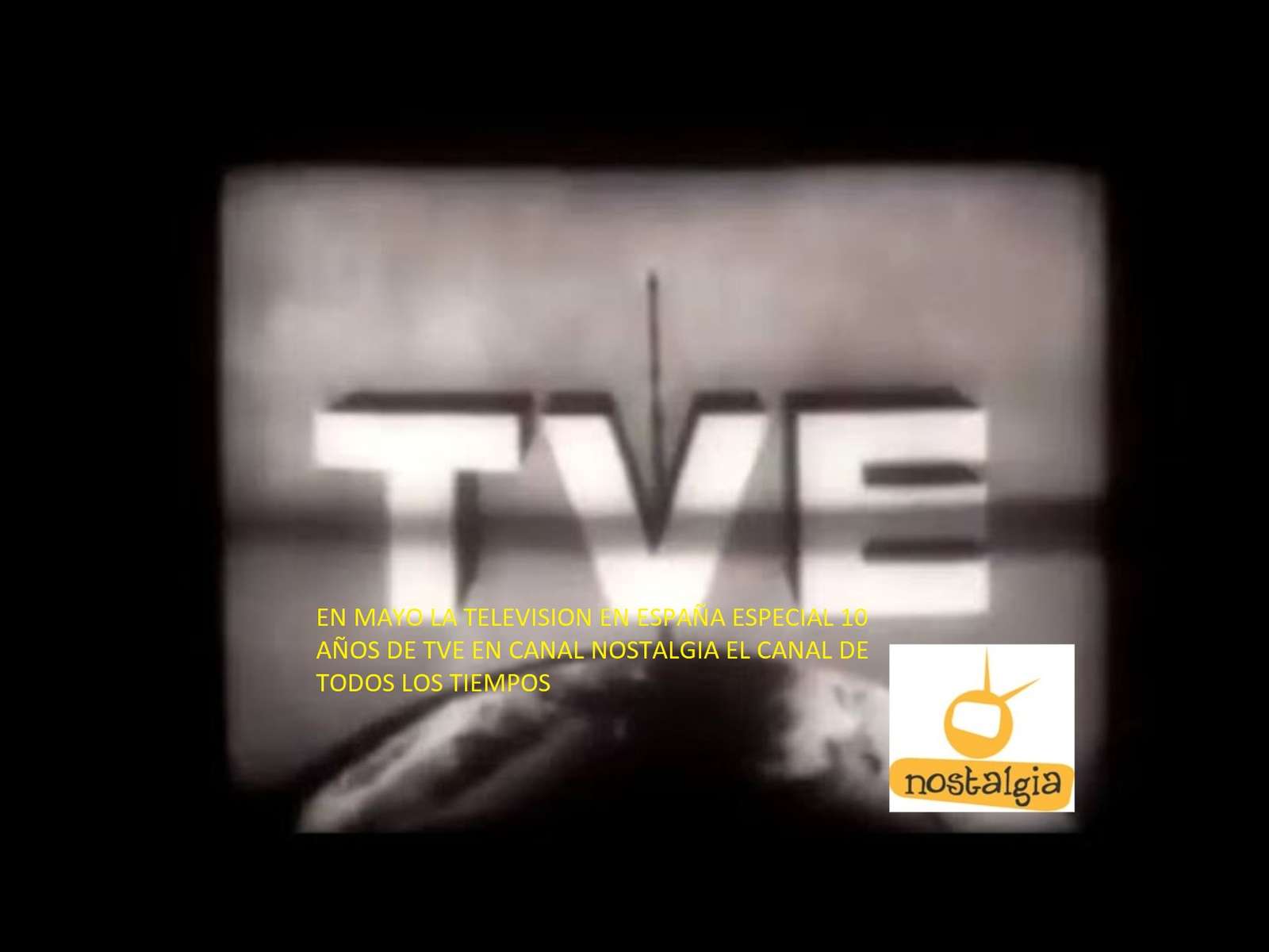 TELEVISION IN SPAIN ON CANAL NOSTALGIA jigsaw puzzle online