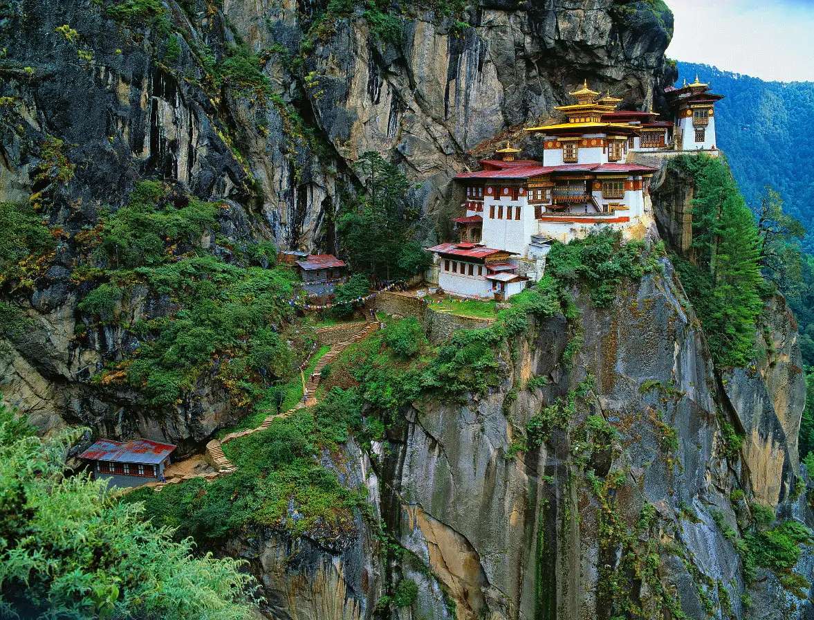 Mănăstirea Taktshang (Bhutan) puzzle online