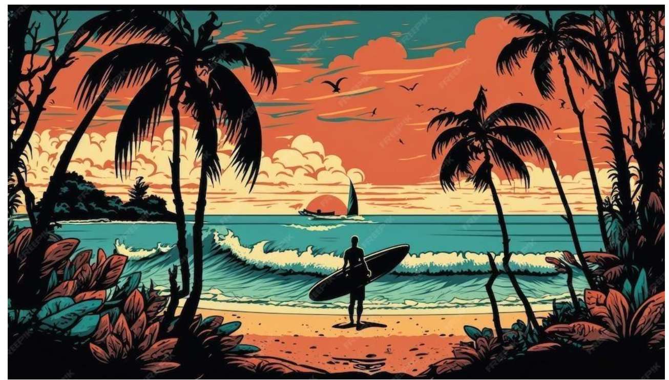 imagine de plajă puzzle online