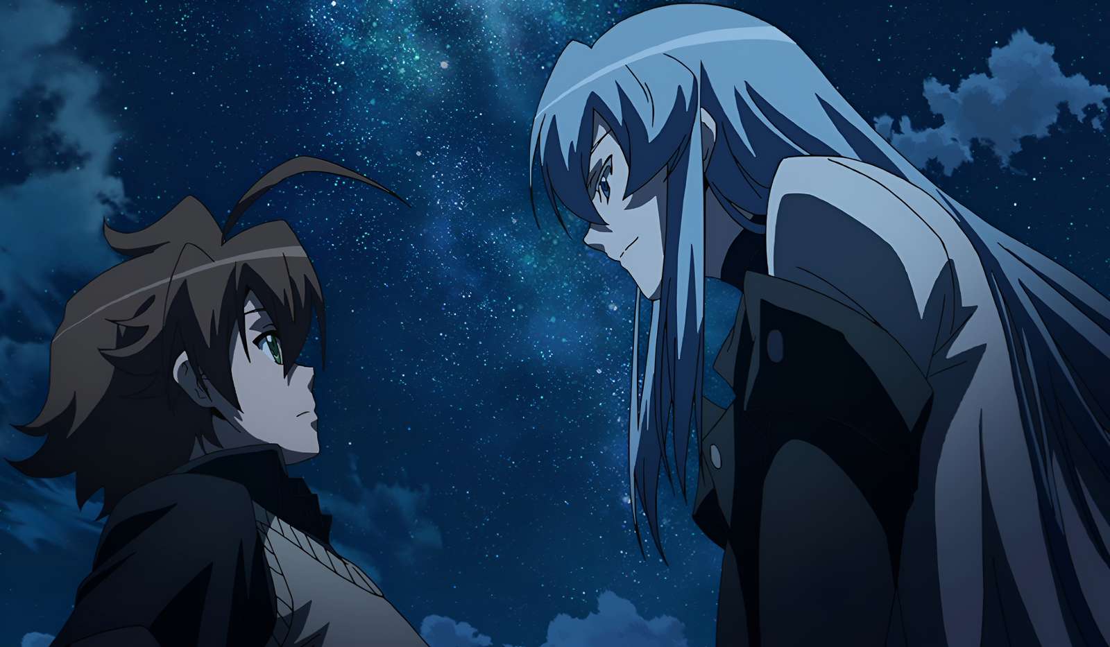 Tatsumi and Esdeath. jigsaw puzzle online