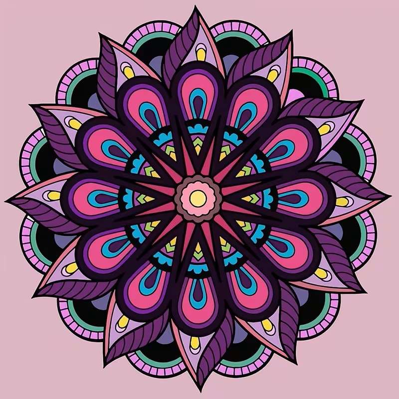 Mandala voor meditatie online puzzel