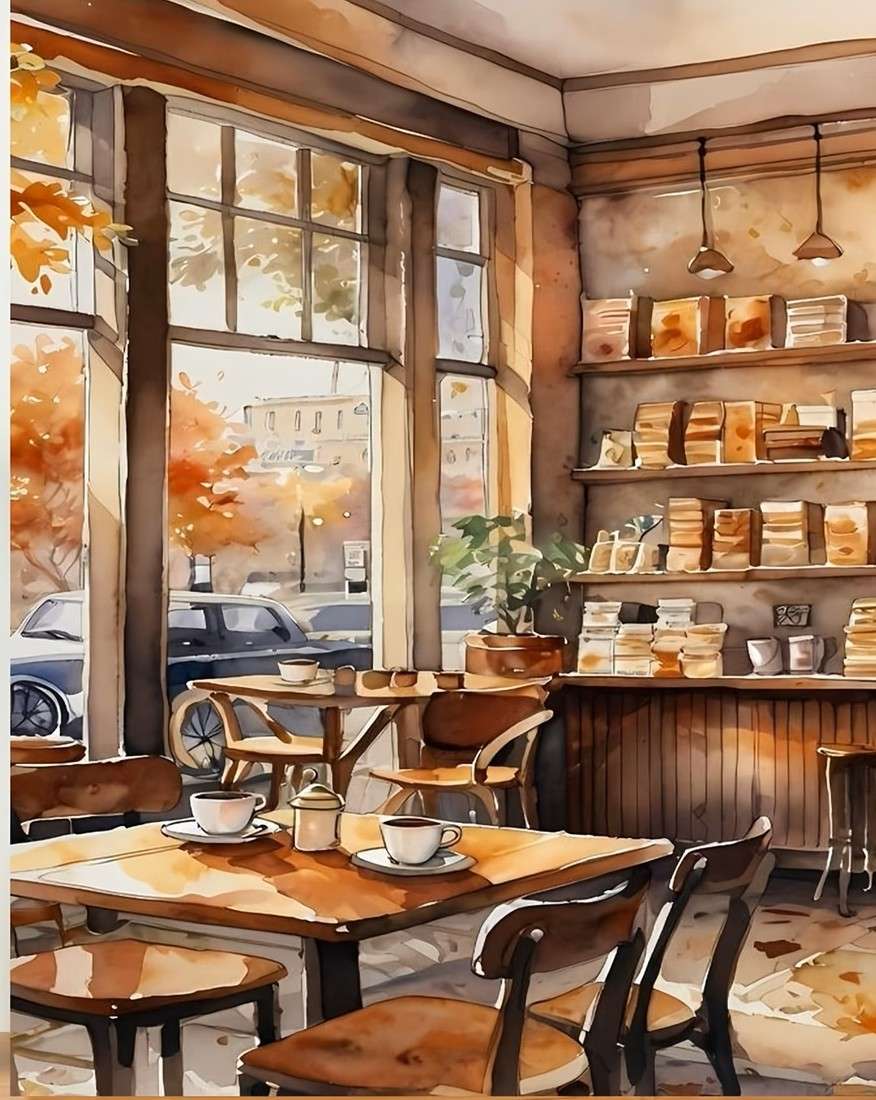 cozy cafe online puzzle