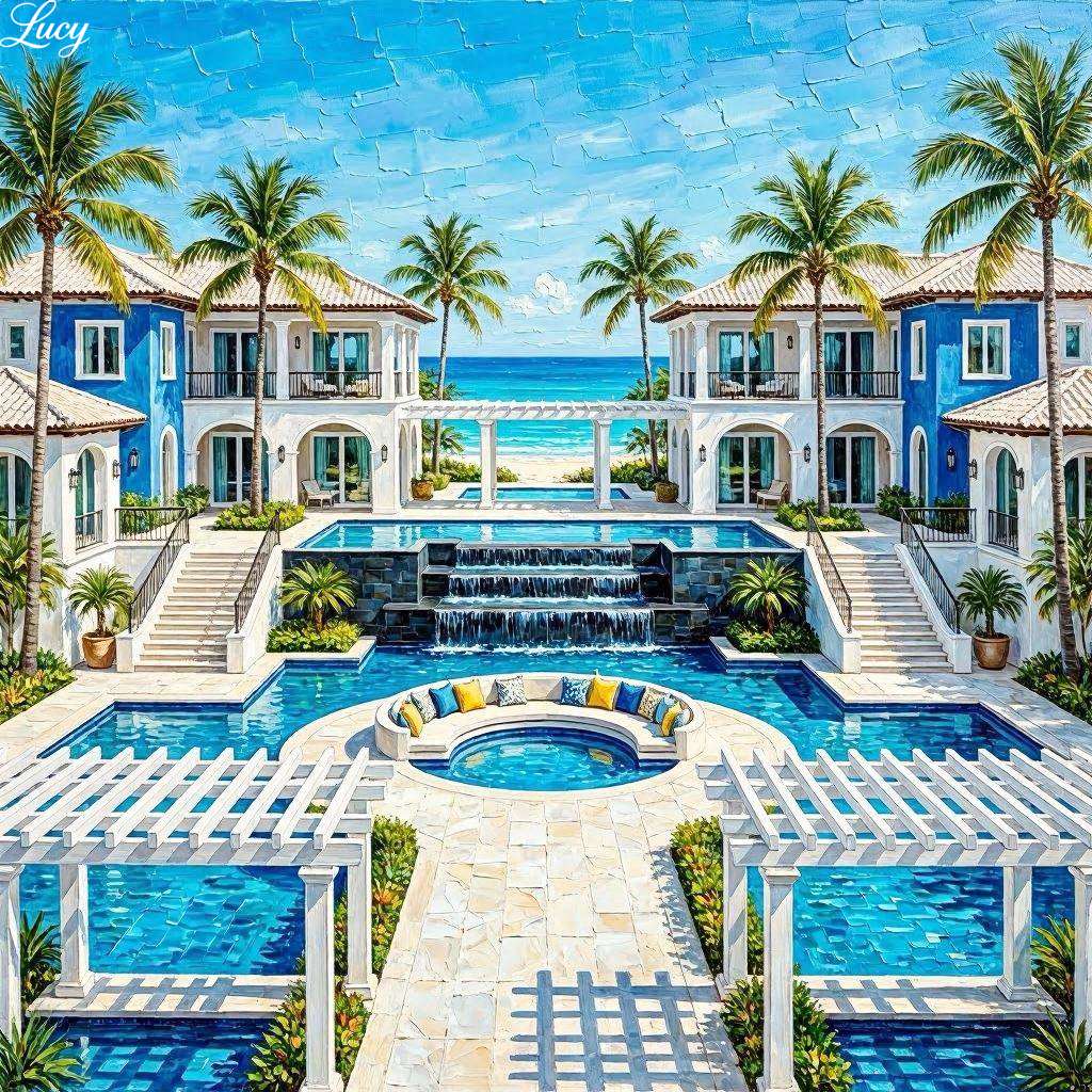 Ultra-luxury beachfront villa jigsaw puzzle online
