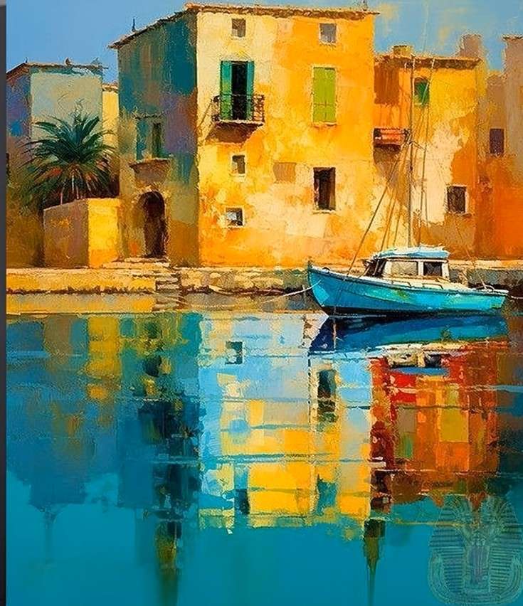 houses near water jigsaw puzzle online