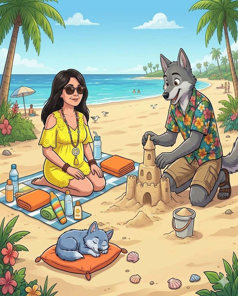 beach vacation jigsaw puzzle online