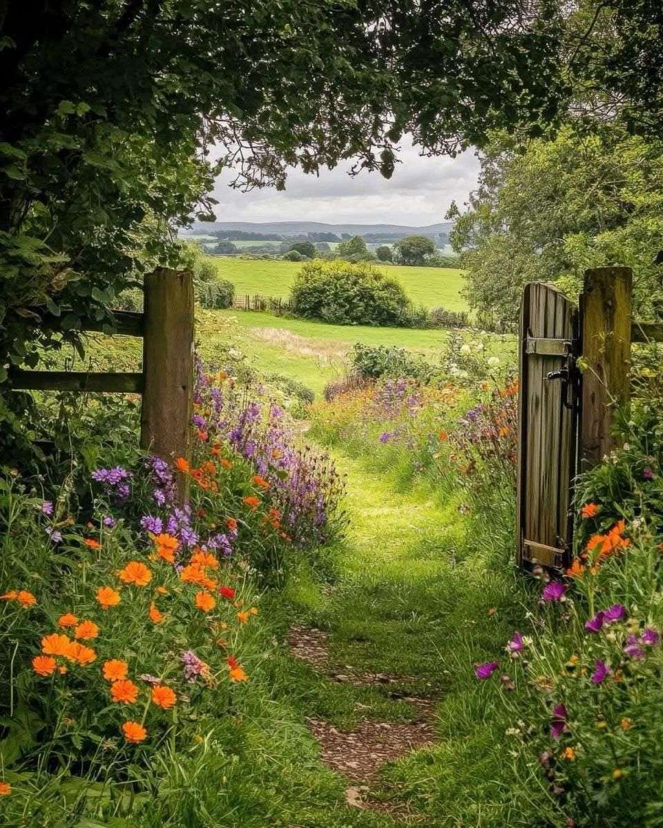 country path on a summers day jigsaw puzzle online