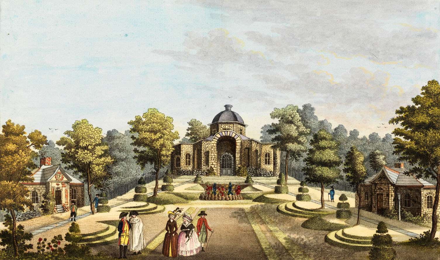 Koeppel JG-1793- Edificio principale dell'eremita Sanspareil puzzle online