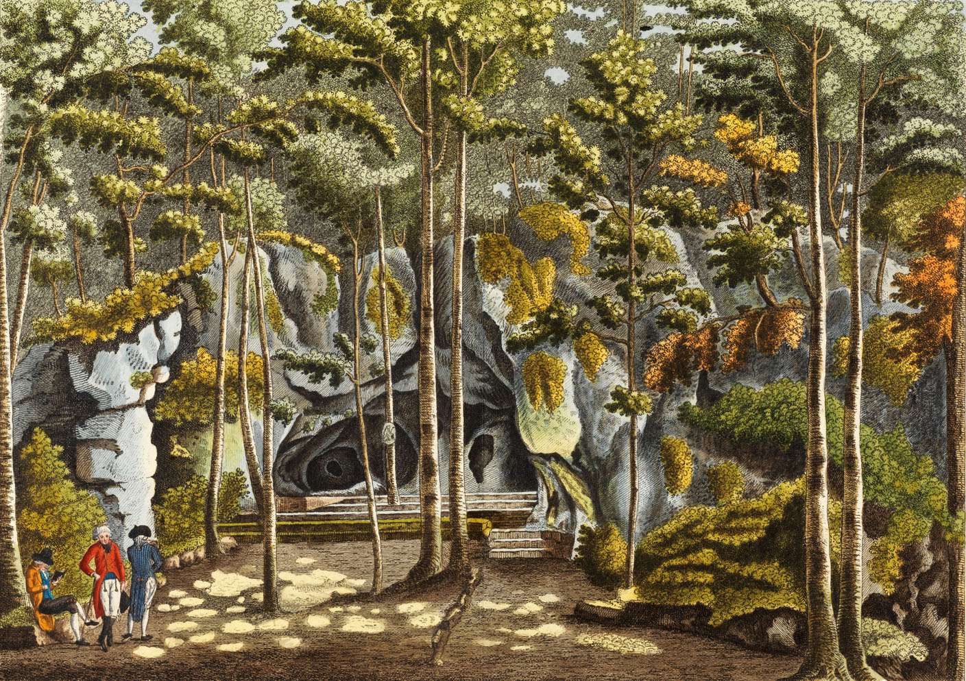Koeppel JG -1793- La Gruta Calypto en Sanspareil rompecabezas en línea