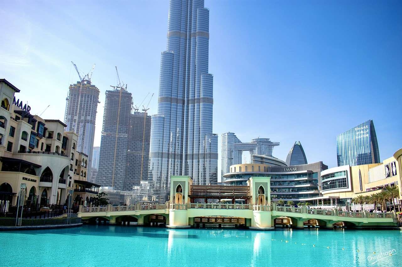Burj Khalifa, Dubai, Architektur. Puzzlespiel online