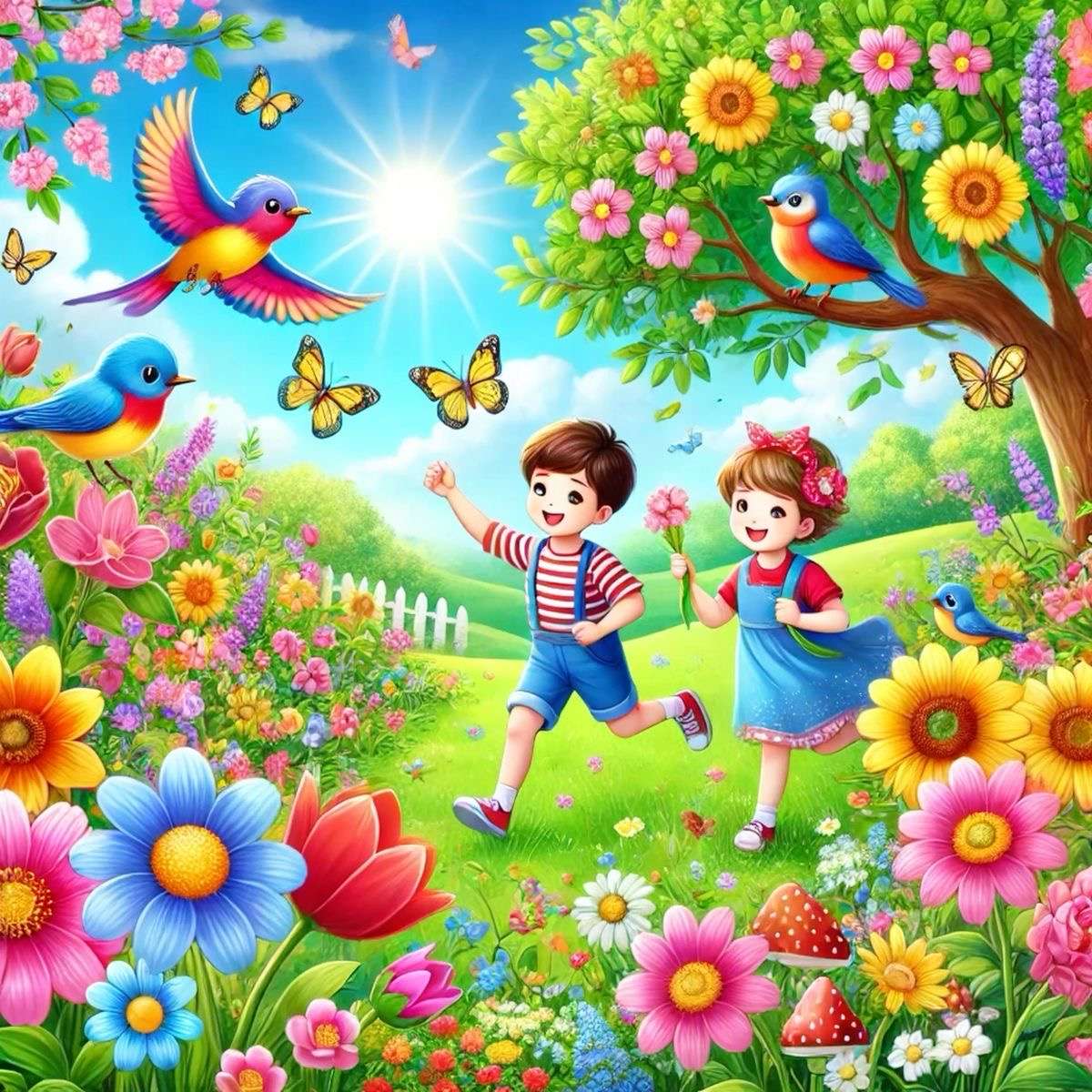 Lente sfeer legpuzzel online