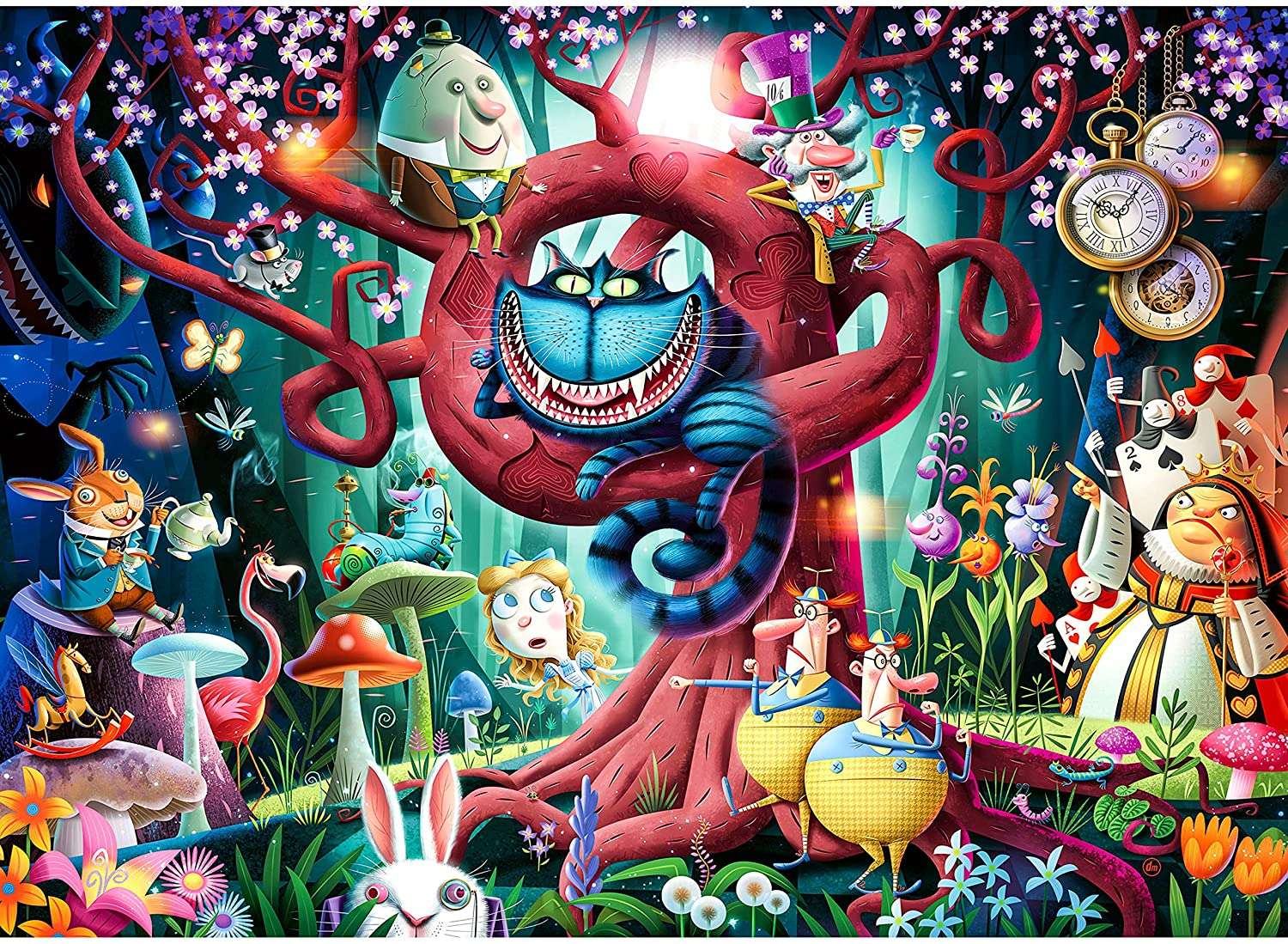 Alice im Wunderland Online-Puzzle