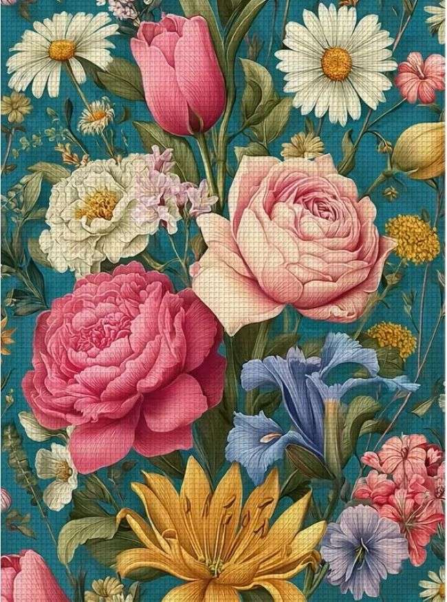 patrón floral decorativo rompecabezas en línea