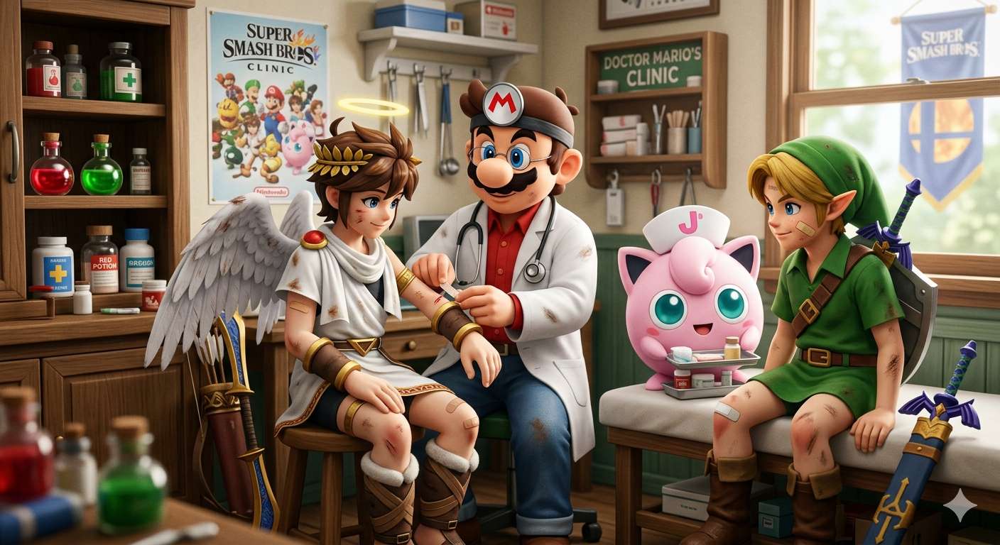Young Link und Pit Teil 2 Online-Puzzle