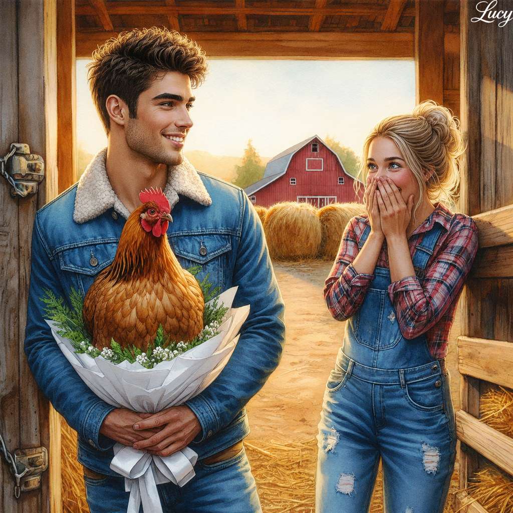 Surpriză la ora de aur la hambar jigsaw puzzle online