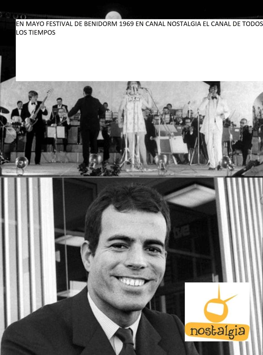 FESTIVAL BENIDORM 1969 NA KANÁLU NOSTALGIE online puzzle