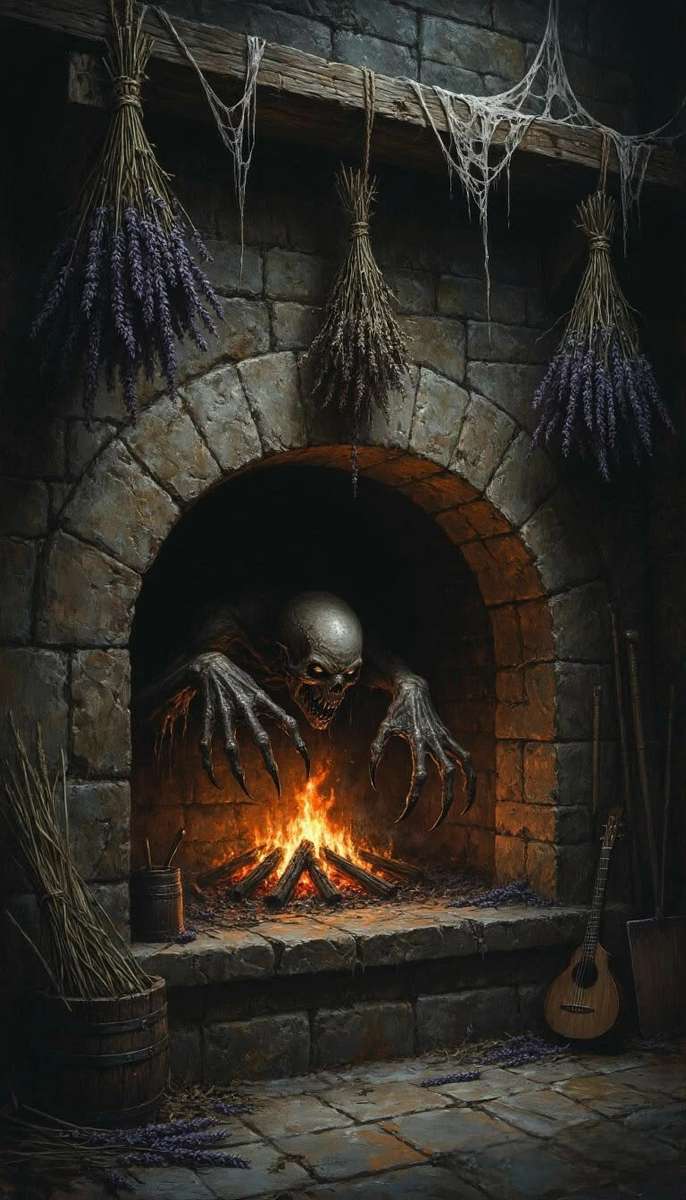 Il fantasma nel camino puzzle online