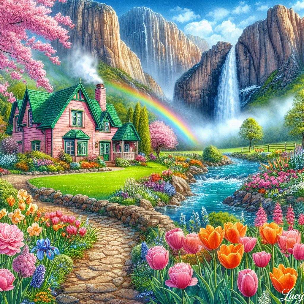 Paisagem campestre quebra-cabeças online