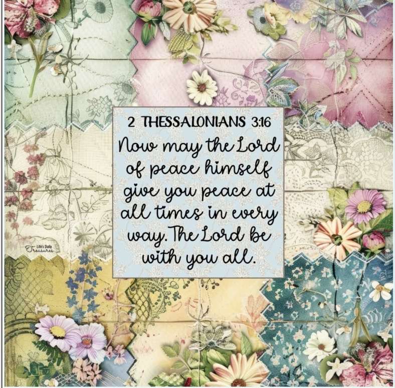 2 THESSALONIENS 3 : 16 puzzle en ligne
