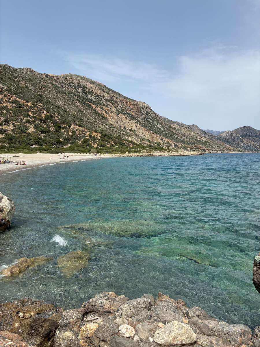 Plage de Gialiskari Crète puzzle en ligne