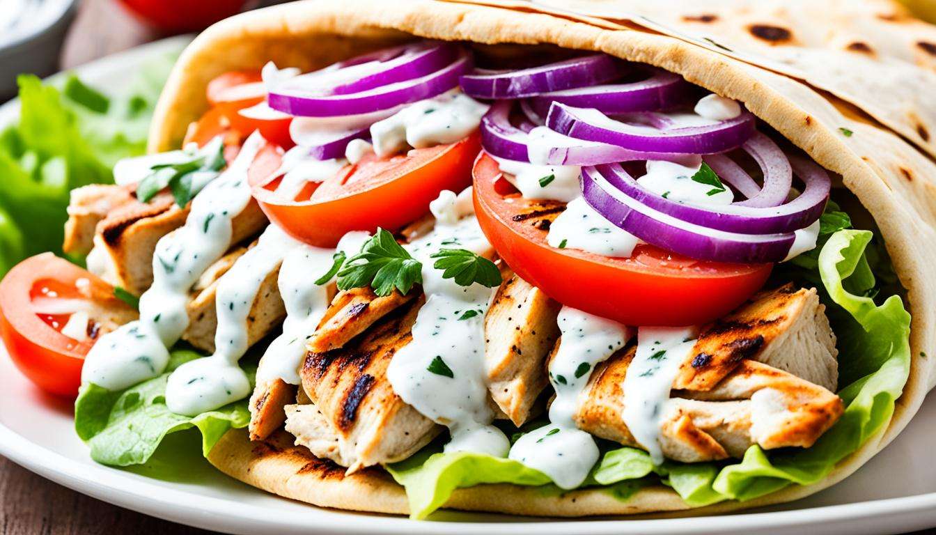Gyro de pui jigsaw puzzle online