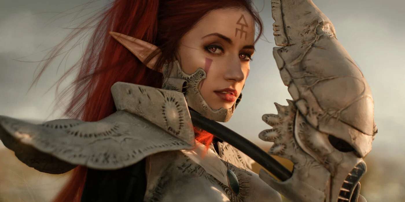 warhammer eldar krijger online puzzel