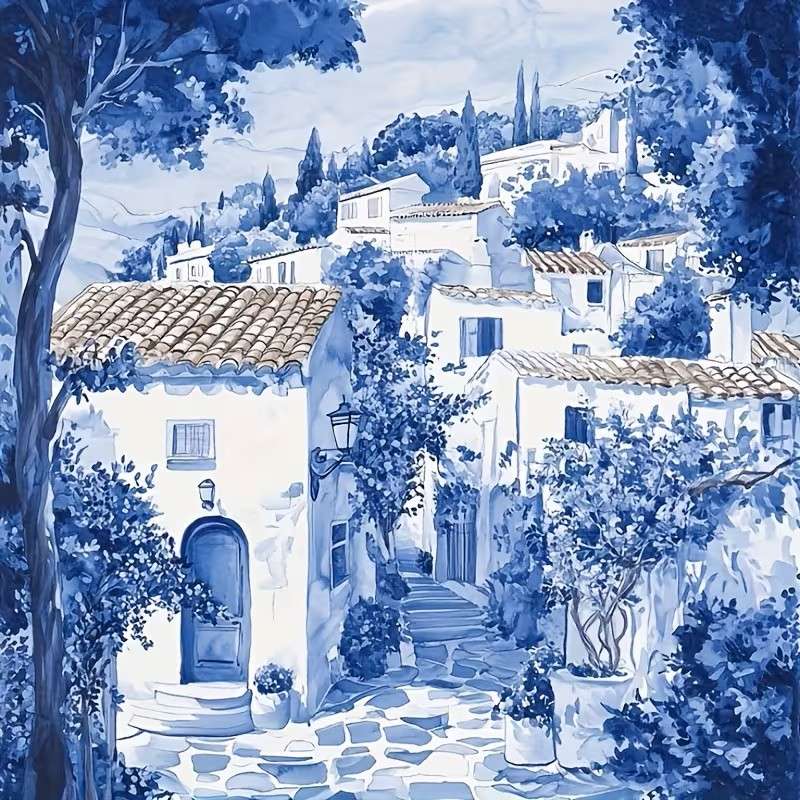 vista in blu puzzle online