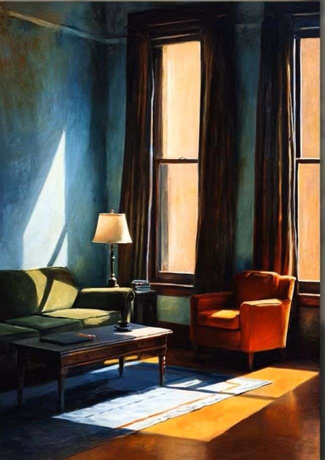 stanza vuota di Edward Hopper puzzle online