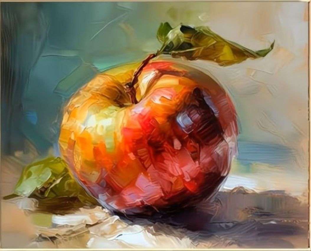 bella mela - pittura puzzle online