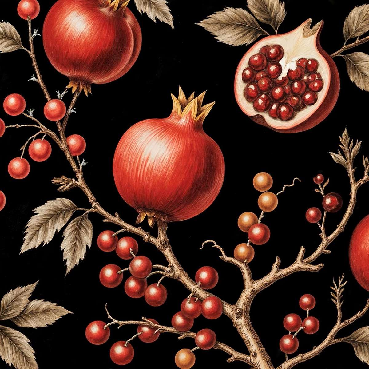 frutti di melograno puzzle online