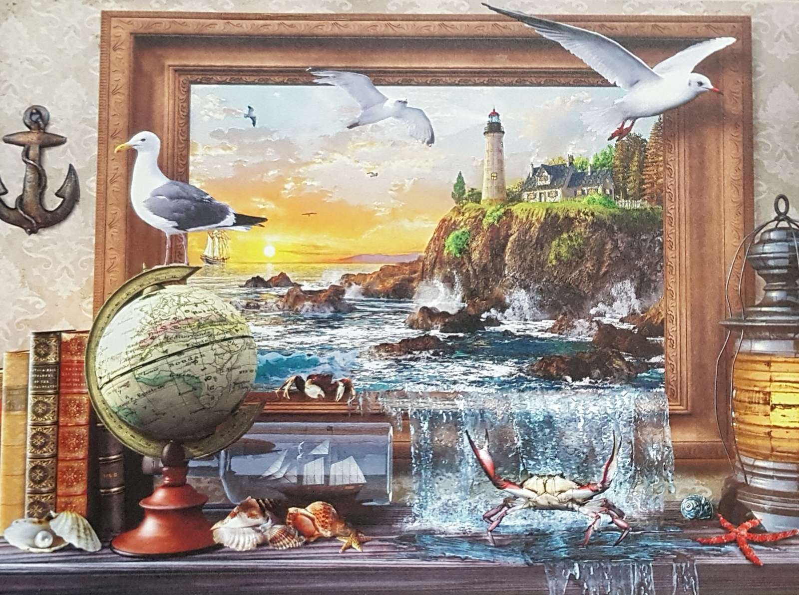 Das Meer erobert die Räume Puzzlespiel online