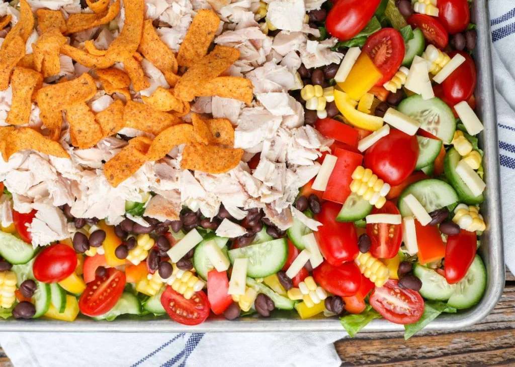 Insalata di pollo al ranch barbecue puzzle online