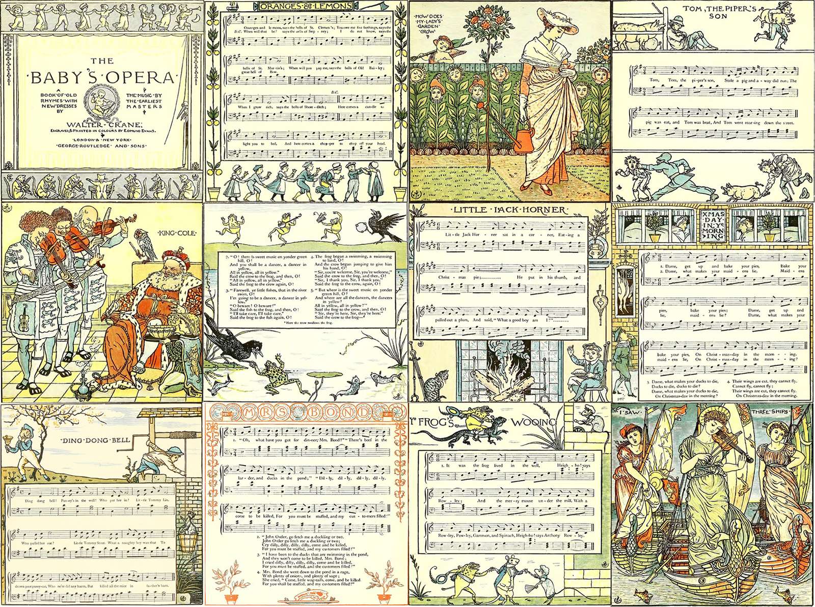 Crane W -1900- The Baby's Opera-01 Puzzlespiel online