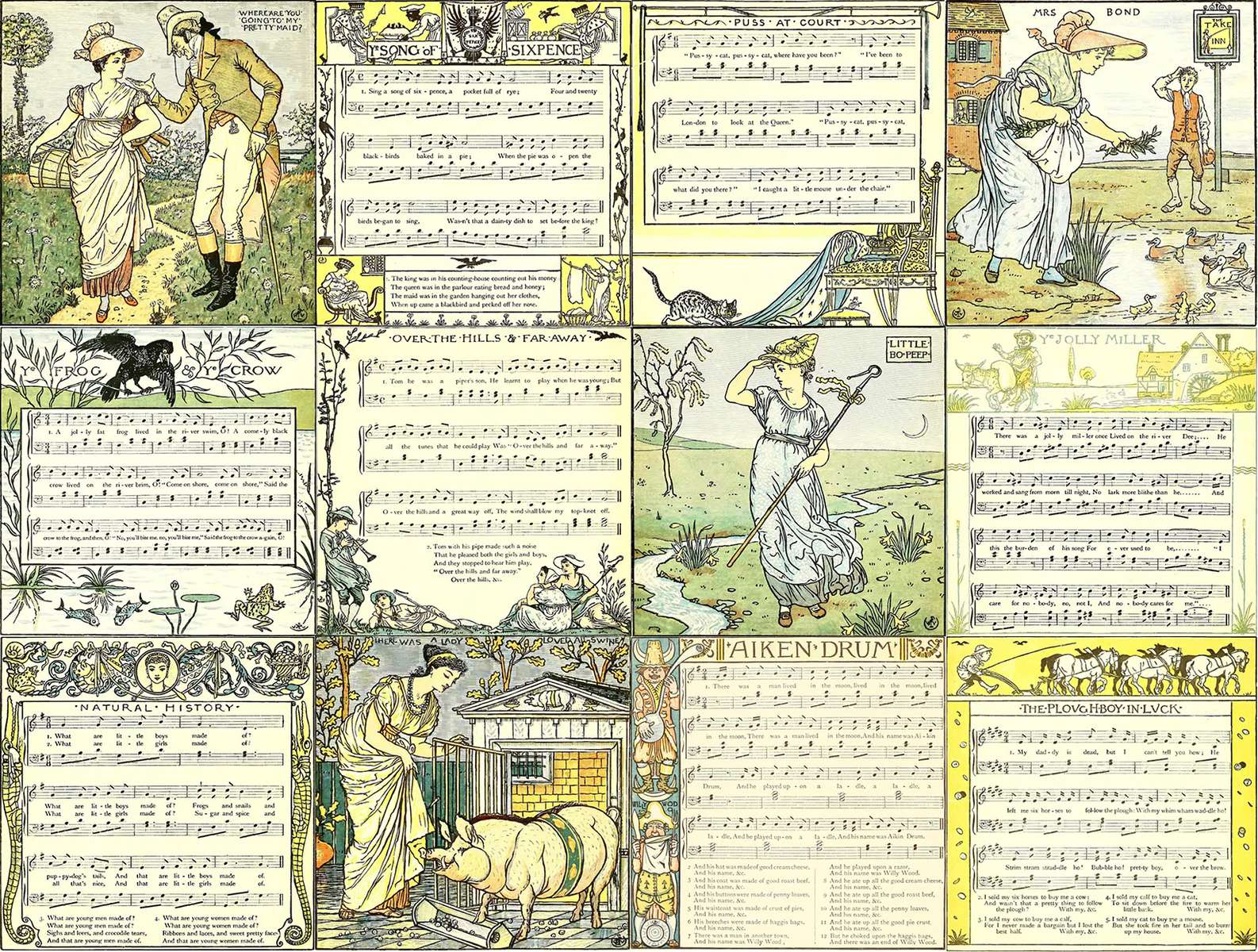 Crane W -1900- The Baby's Opera-02 Online-Puzzle