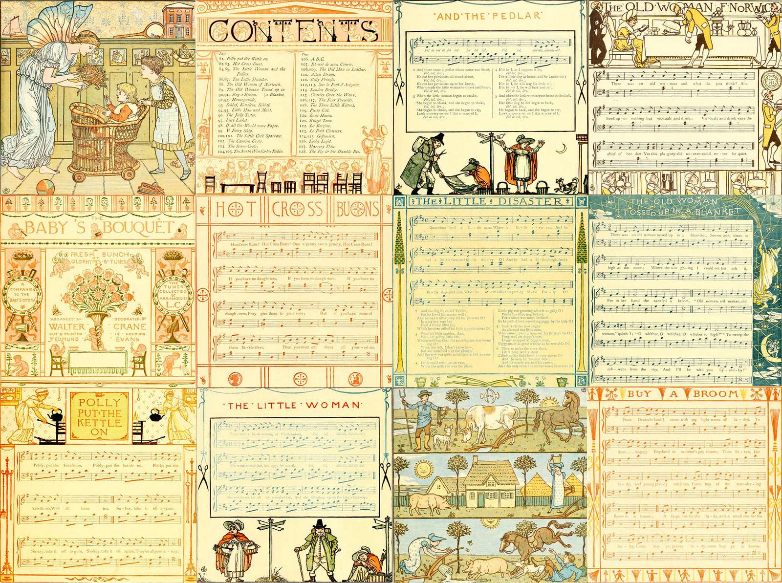 Crane W -1890- The Baby's Bouquet-01 Puzzlespiel online